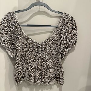 Urban Outfitters cheetah print top